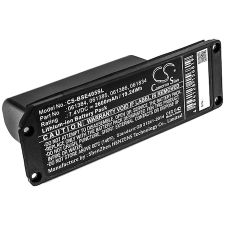 Replacement for Bose 61385 Battery